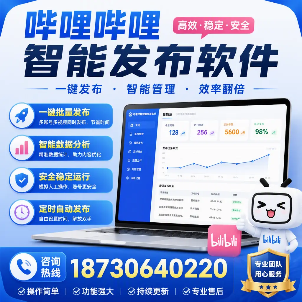 为什么选择哔哩哔哩智能发布软件？红河 的用户分享